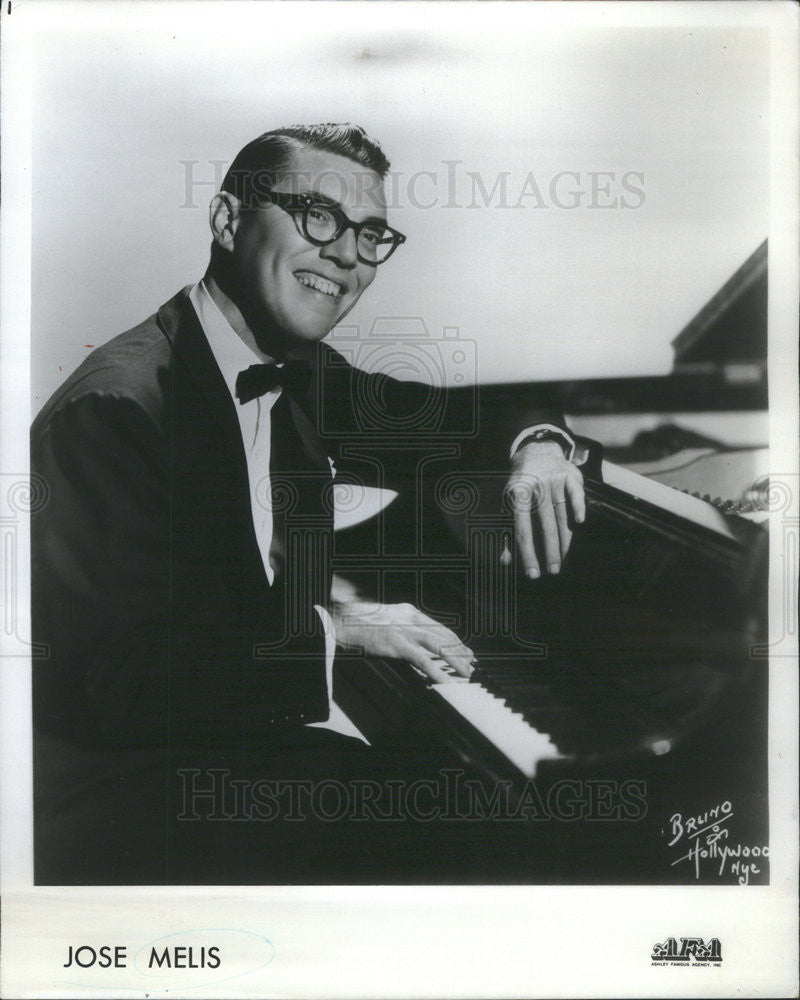 1968 Press Photo Former &quot;Tonight Show&quot; Bandleader And Pianist Jose Melis - Historic Images