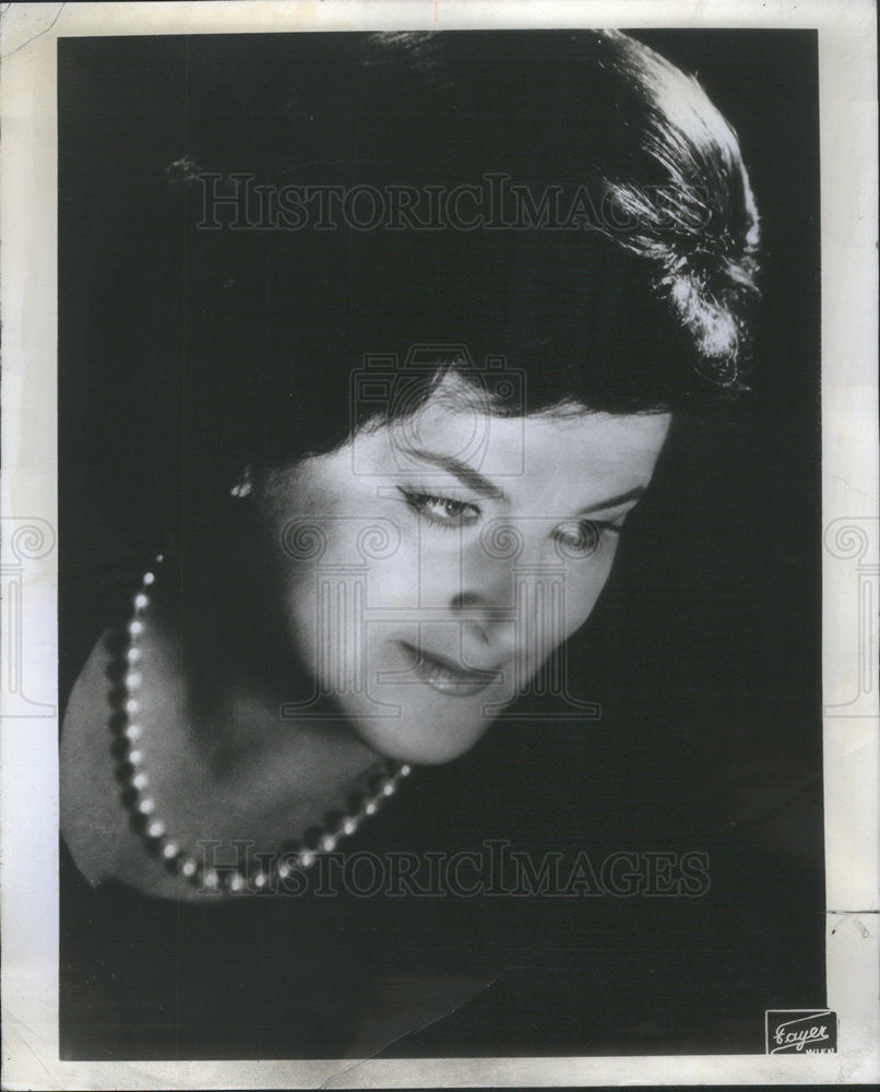 1968 Press Photo Birgit nilsson Soprano opera - Historic Images