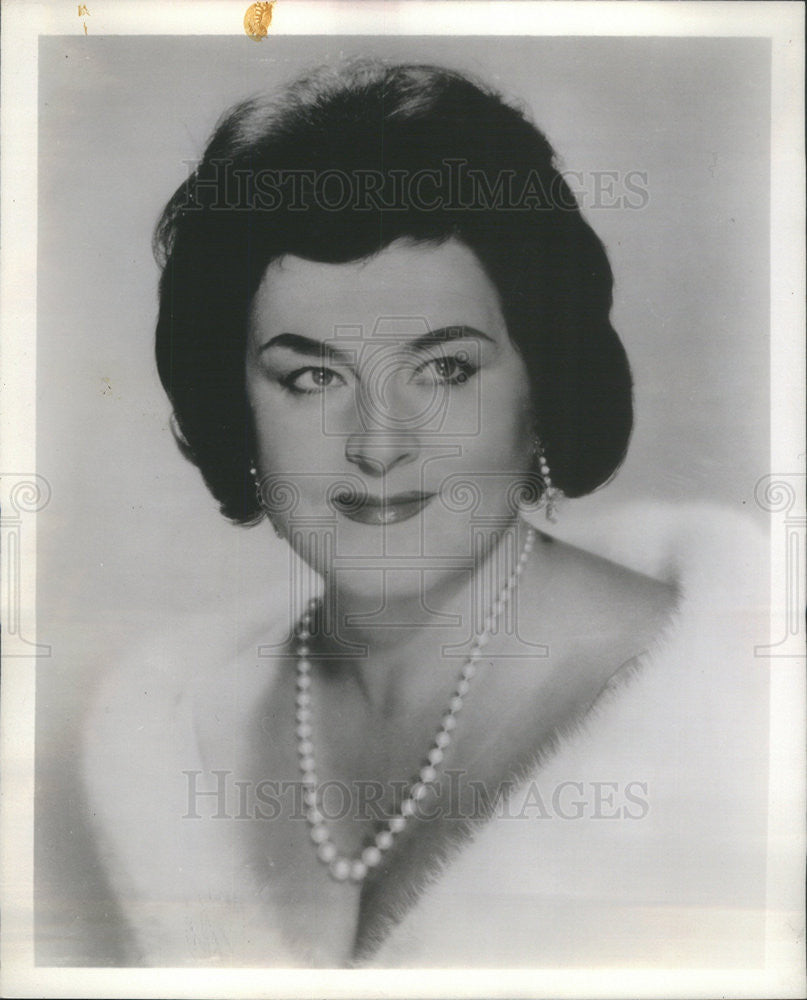 Undated Press Photo Birgit Nilsson,opera singer - Historic Images