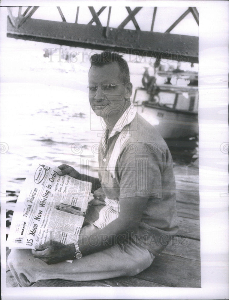 1958 Press Photo Colonel John Nickerson Convicted of Divulging Missile Secrets - Historic Images