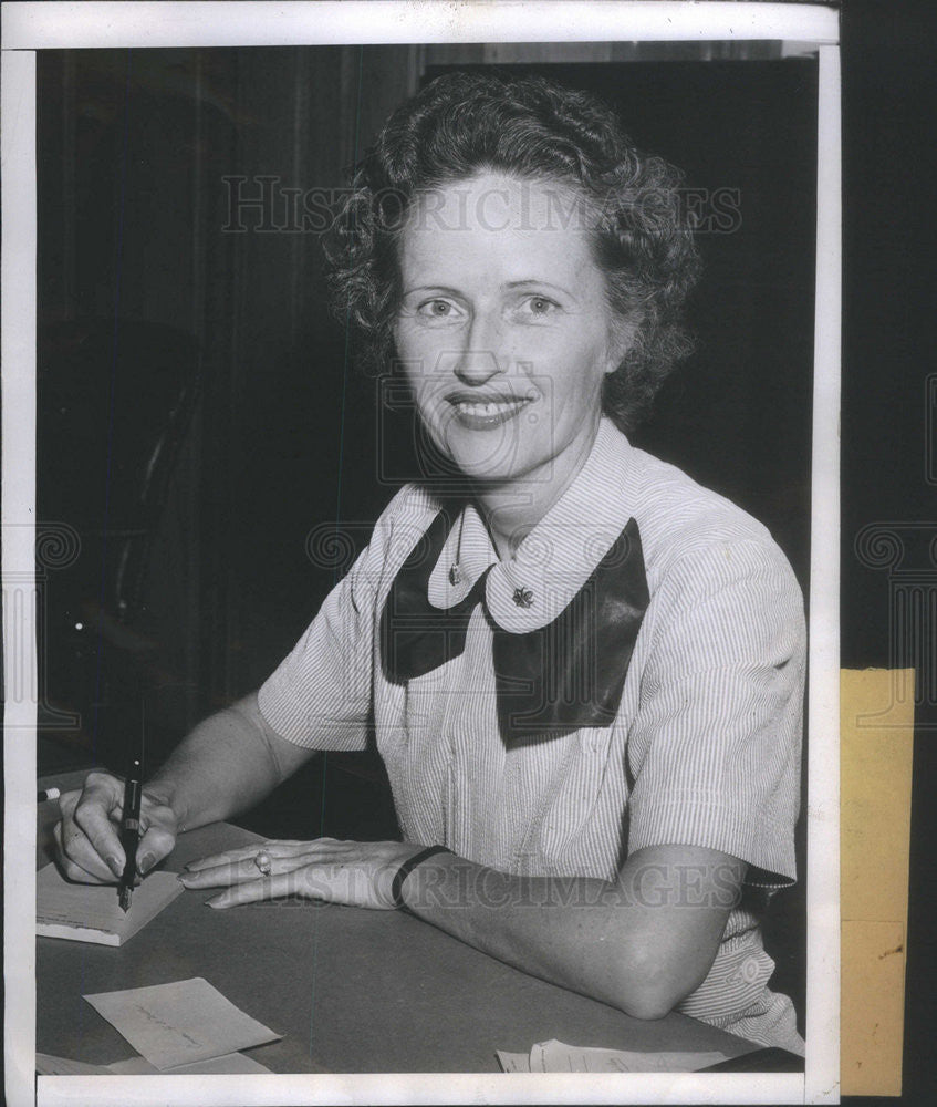 1946 Press Photo Commander Joy Bright Hancock highest-ranked woman U.S. Navy - Historic Images