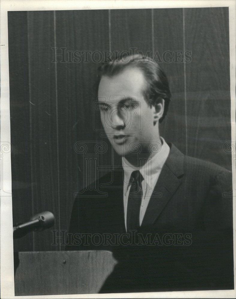 Undated Press Photo Richard Rothstein of Students for a Democratic Society - Historic Images