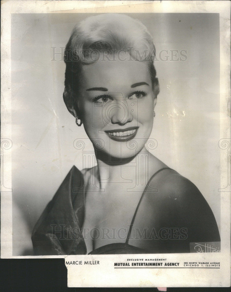 1959 Press Photo Marcie Miller Singer - Historic Images