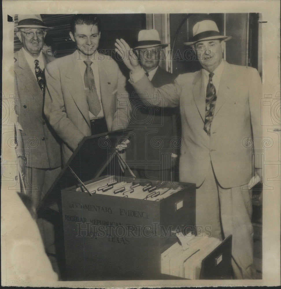 1952 Press Photo Frank Blankenbeckler, Dan Davis,Neil Beaton &amp; Henry Zweifel. - Historic Images