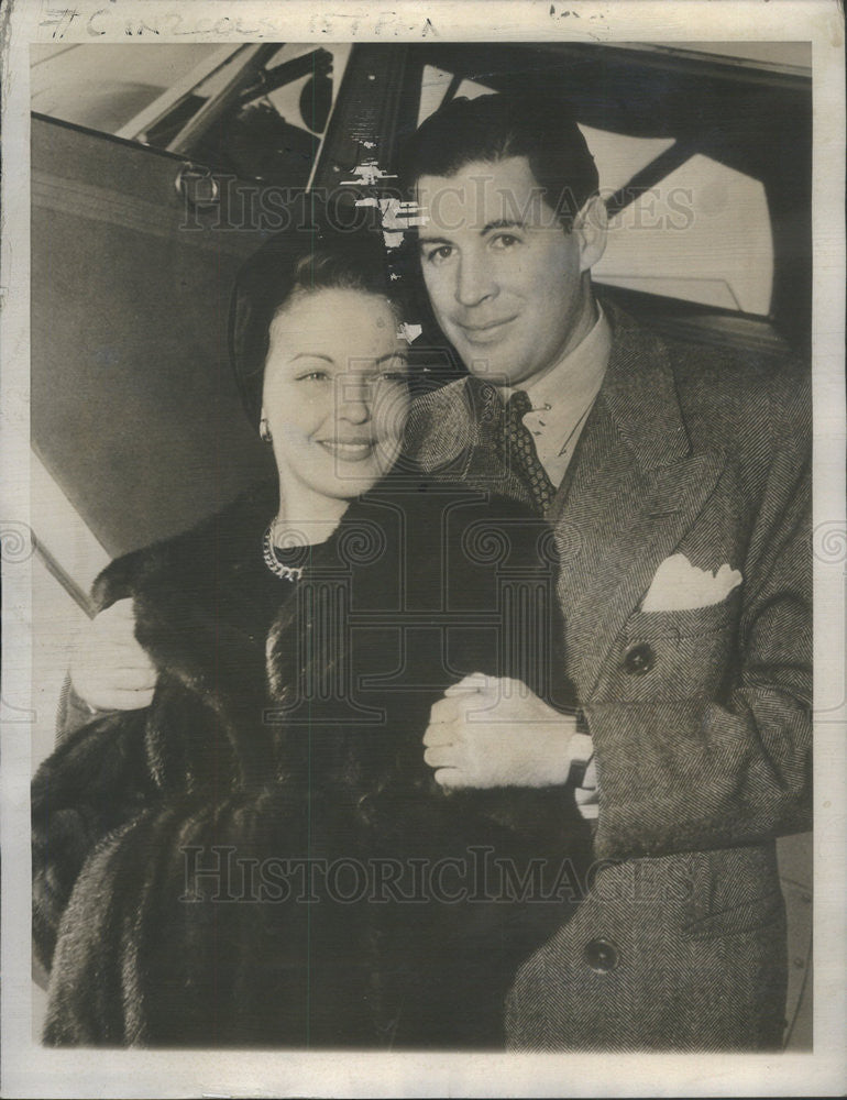 1940 Press Photo Actors Addison "Jack" Randall and Louise Stanley Remarried - Historic Images