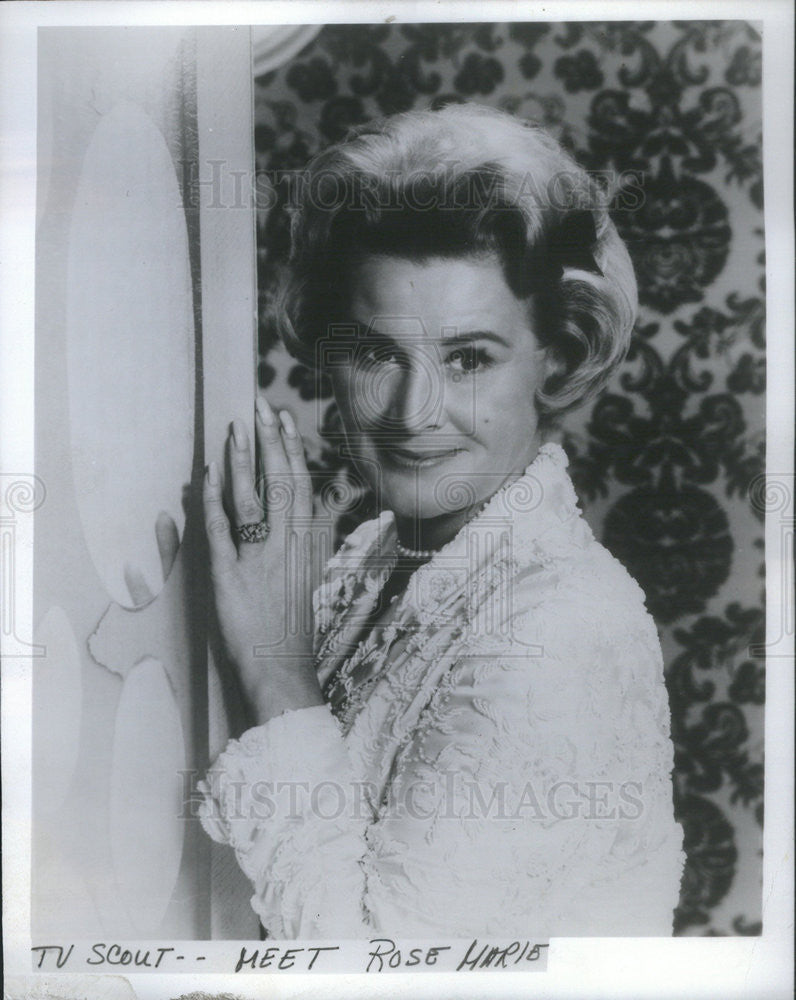 1970 Press Photo Actress, Singer And Comedienne Rose Marie - Historic Images