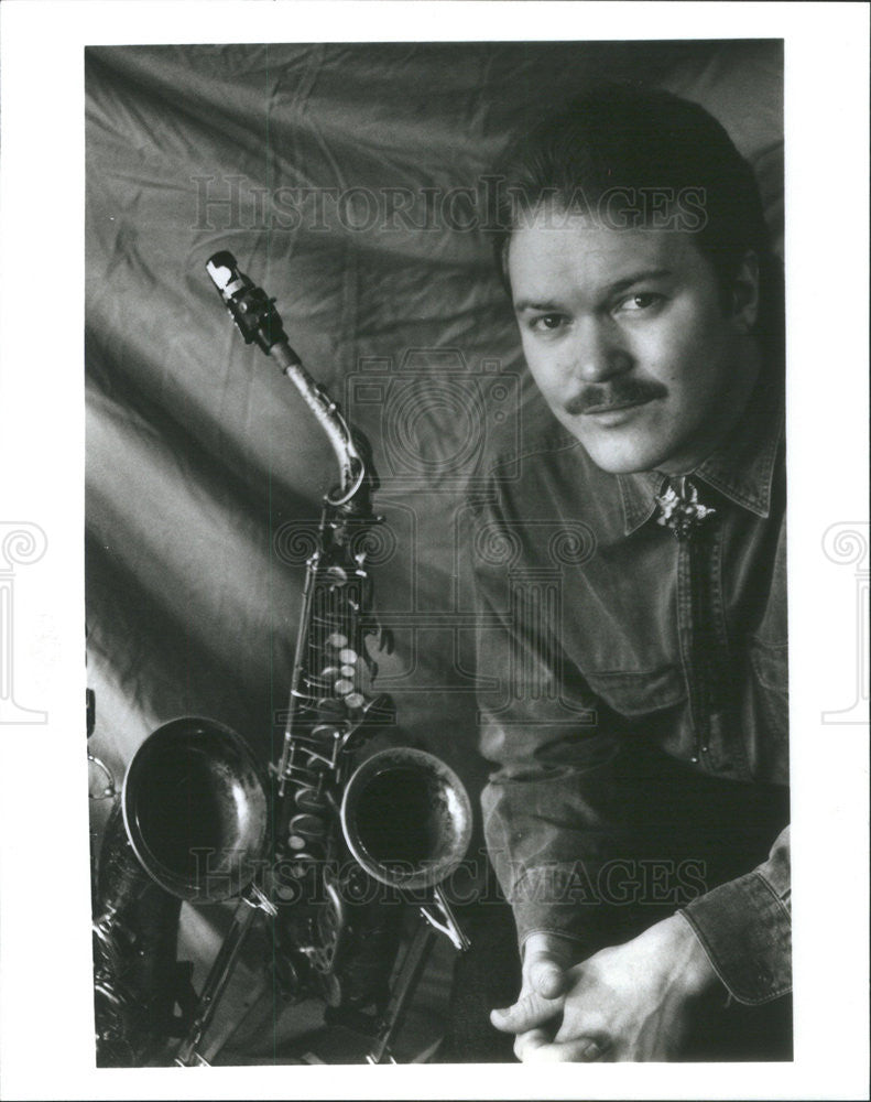 1996 Press Photo Pat Mollinger, musician. - Historic Images