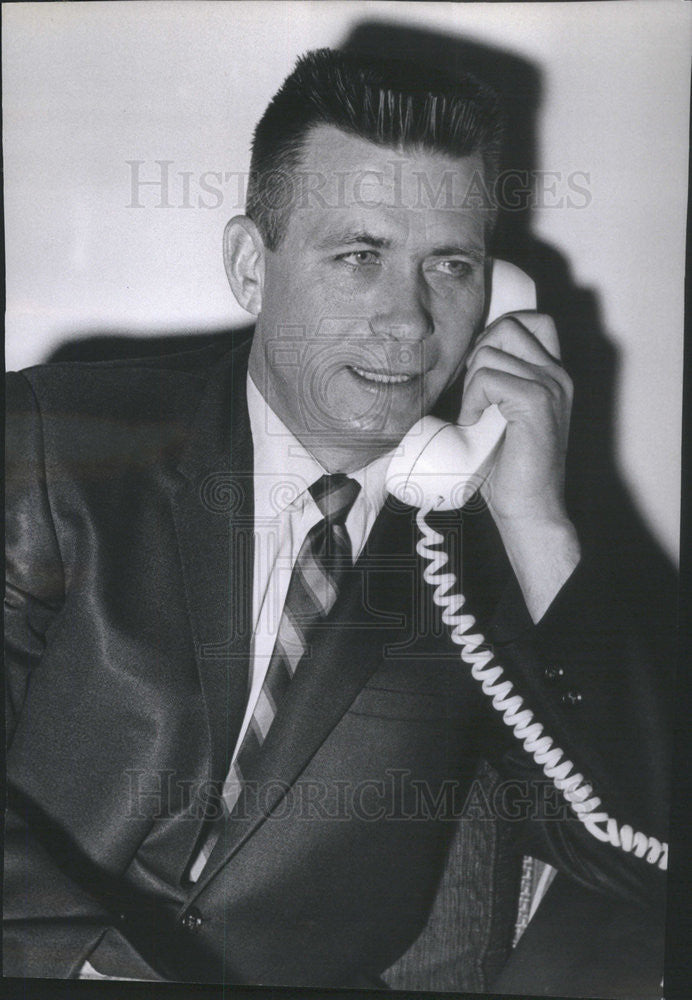 1968 Press Photo W.G. McCarley Wallace Party of Illinois - Historic Images