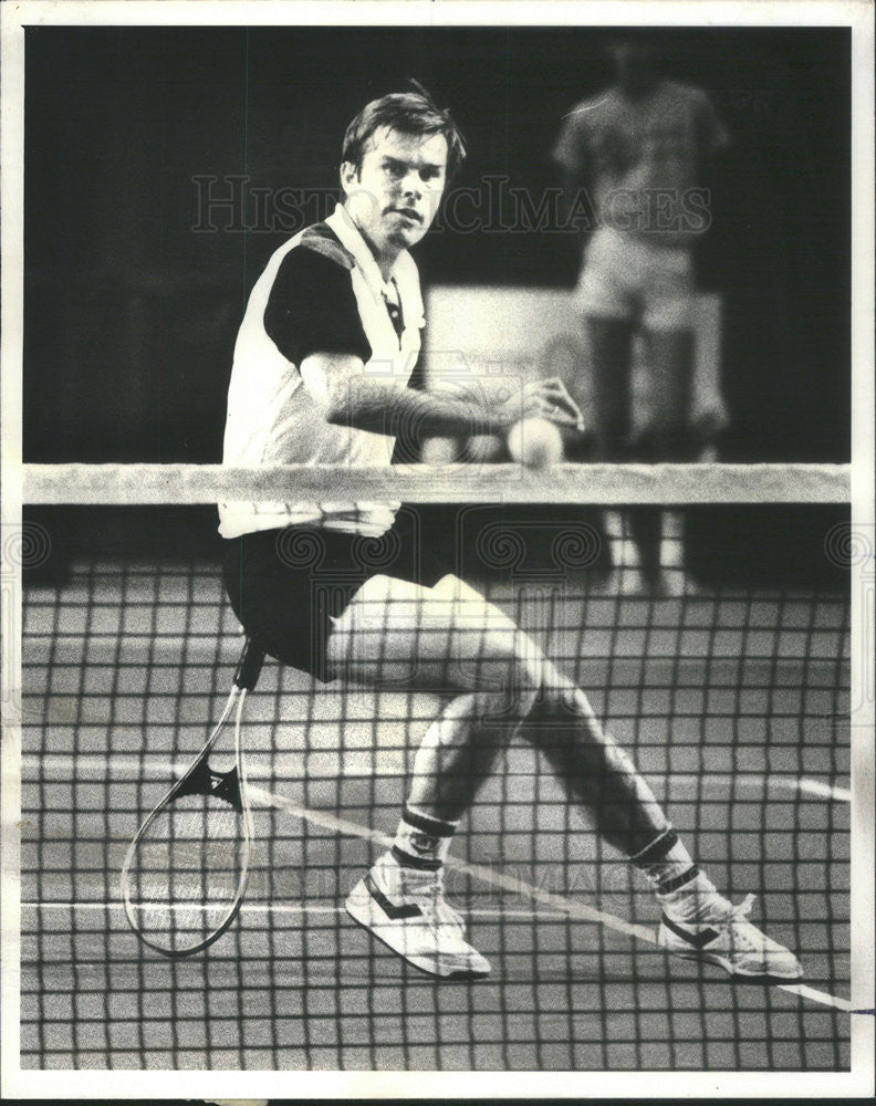 1981 Press Photo Roscoe Tanner American Tennis Player - Historic Images