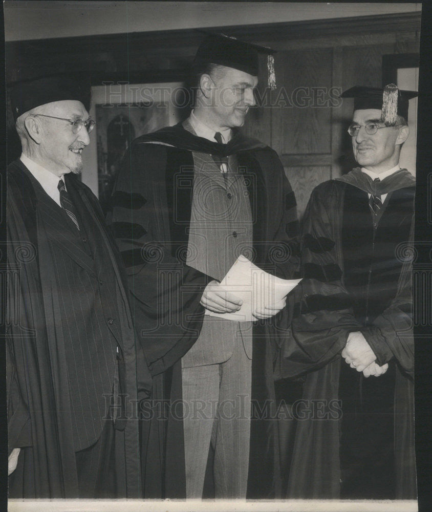 1946 Press Photo Rev. Arthur Cushman McGiffert Chicago Theological Seminary - Historic Images