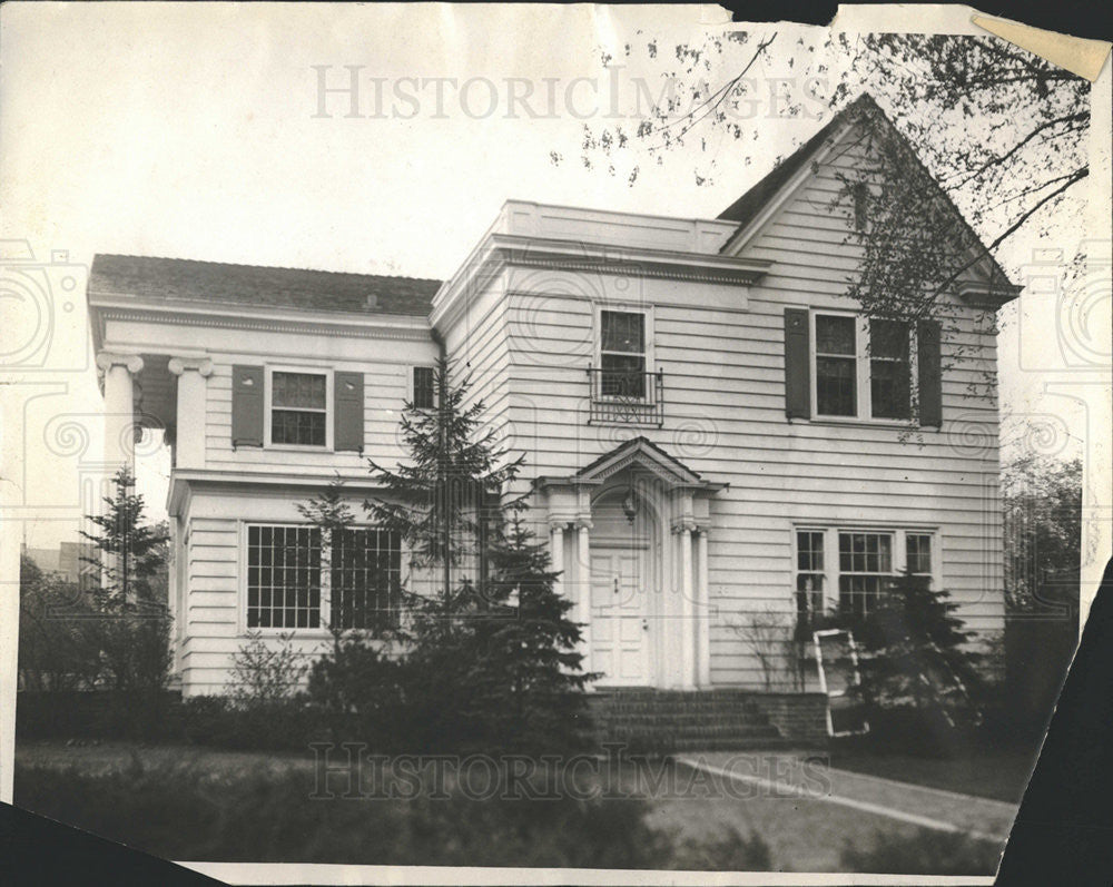 1931 Press Photo William H. Malone&#39;s Residence Was Bomb last night - Historic Images