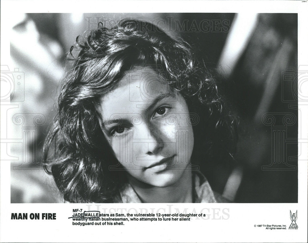 1987 Press Photo &quot;Man on Fire&quot; Jade Malle as &quot;Sam&quot; - Historic Images