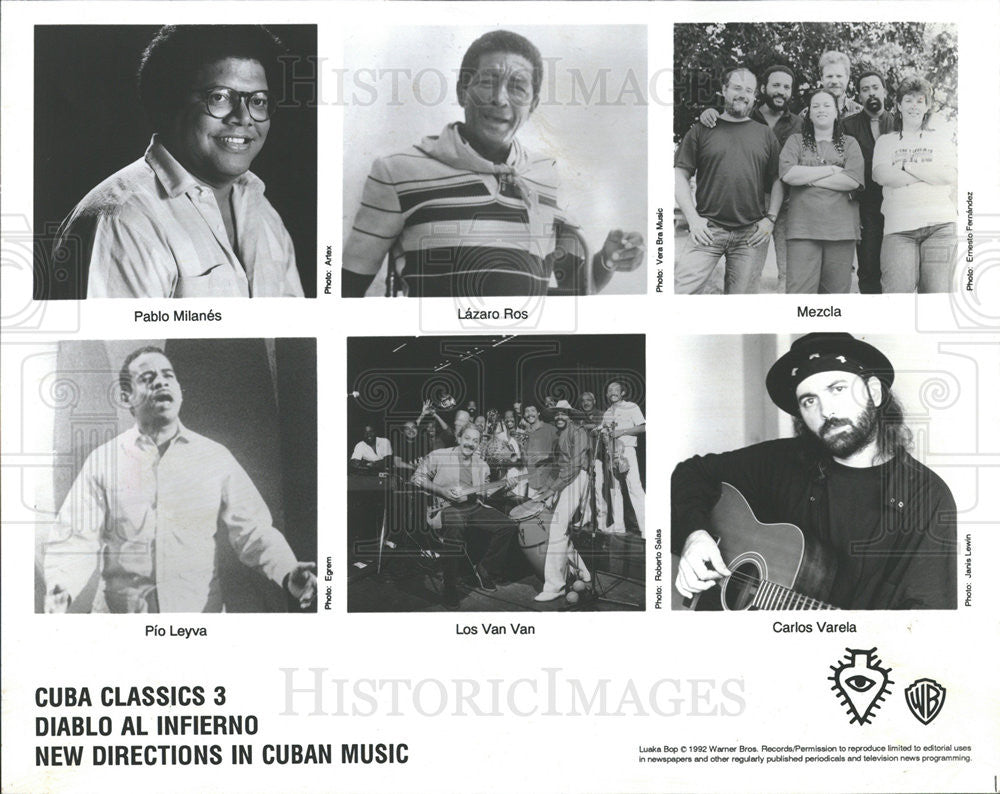 1992 Press Photo Cuban Music - Historic Images