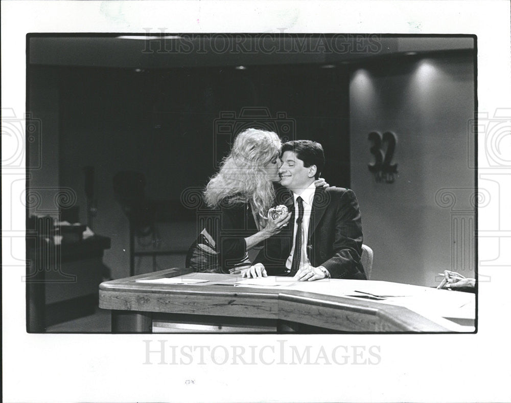 1989 Press Photo Morganna Roberts. - Historic Images