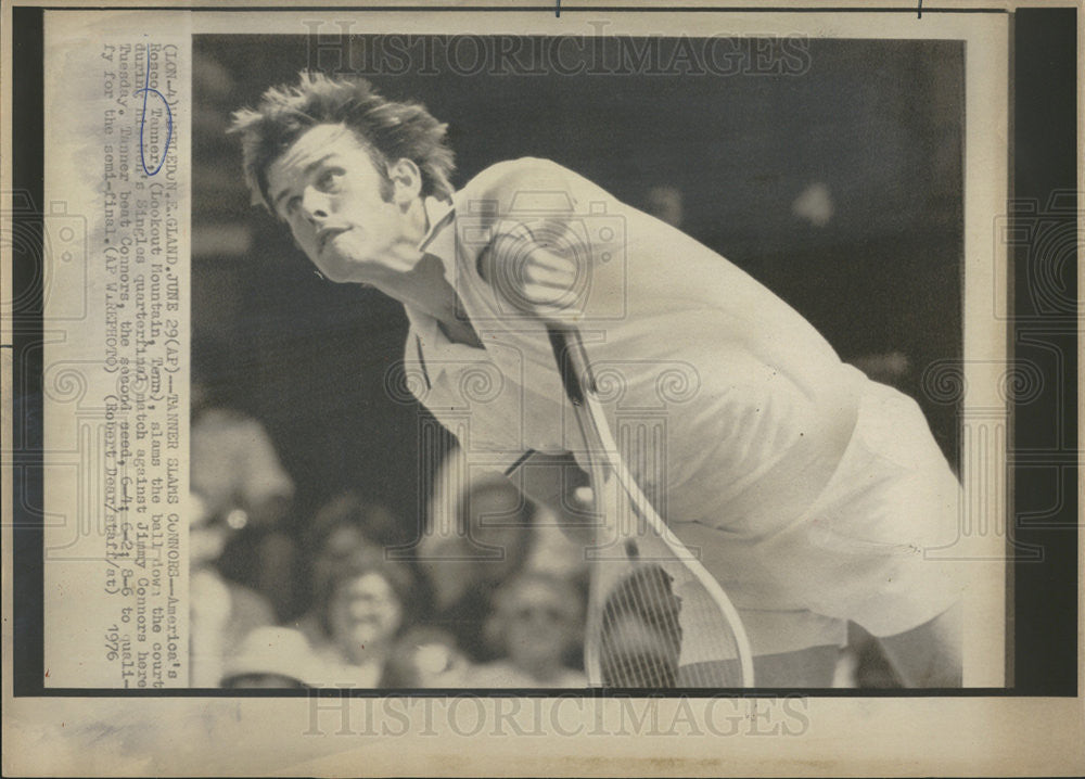 1976 Press Photo Roscoe Tanner. - Historic Images