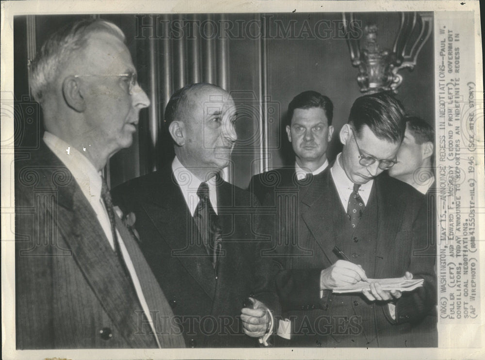 1946 Press Photo Paul Fuller. - Historic Images