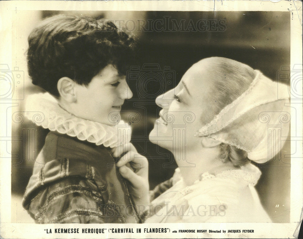 1937 Press Photo Francoise Rosay,actress - Historic Images