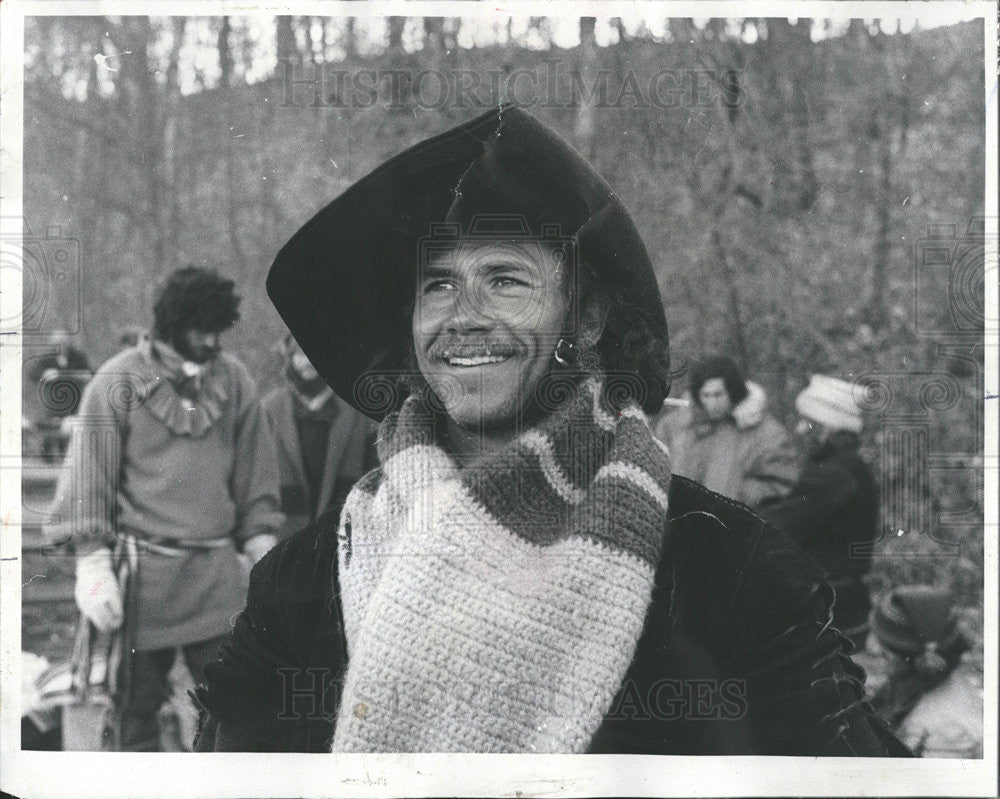 1976 Press Photo Recreation, Robert Cavelier de LaSalle&#39;s Voyage to New Orleans - Historic Images