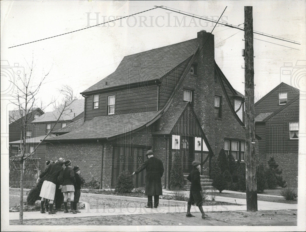 1937 Press Photo Site of union leader Norman Redwood&#39;s murder - Historic Images