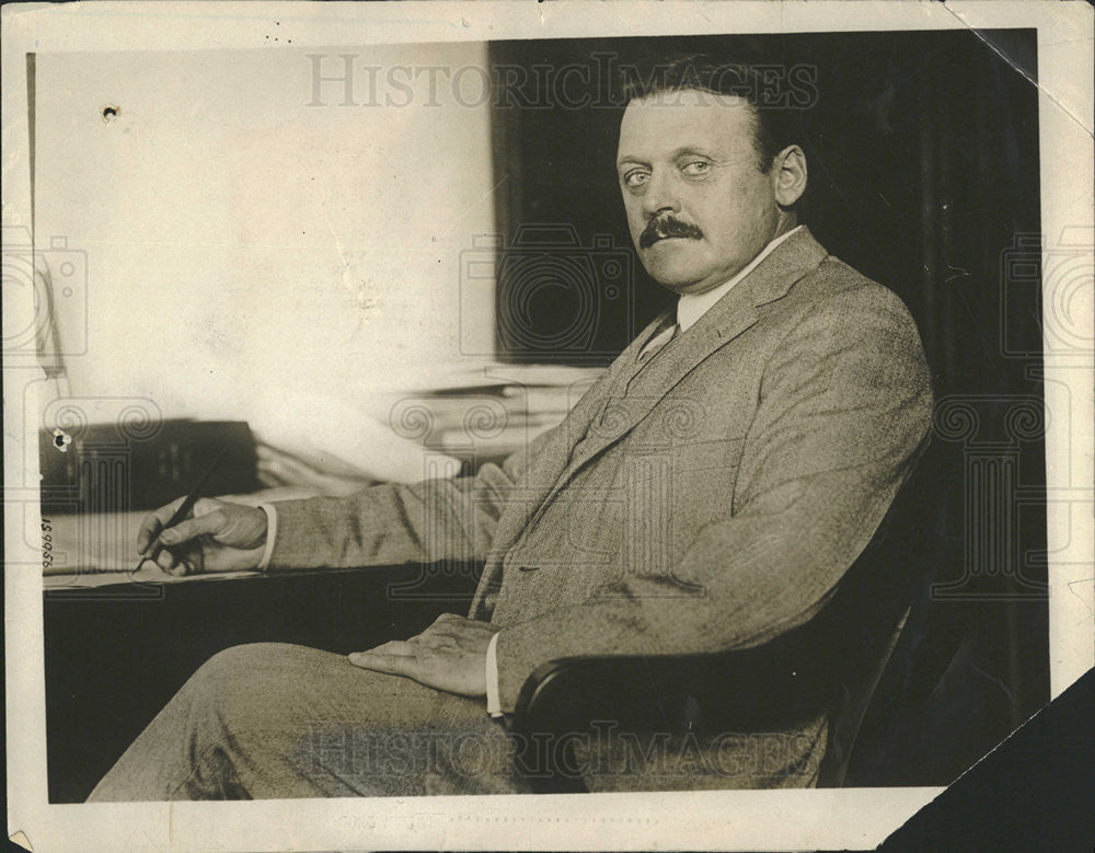 1916 Press Photo Dr Thomas Darlington Sanitation Hygiene Health Commissioner - Historic Images