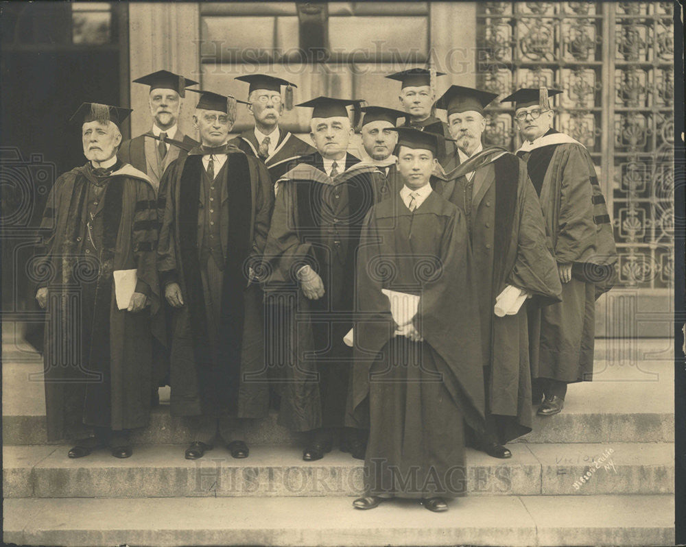 1932 Press Photo Melville Stone Graduation Photo. - Historic Images