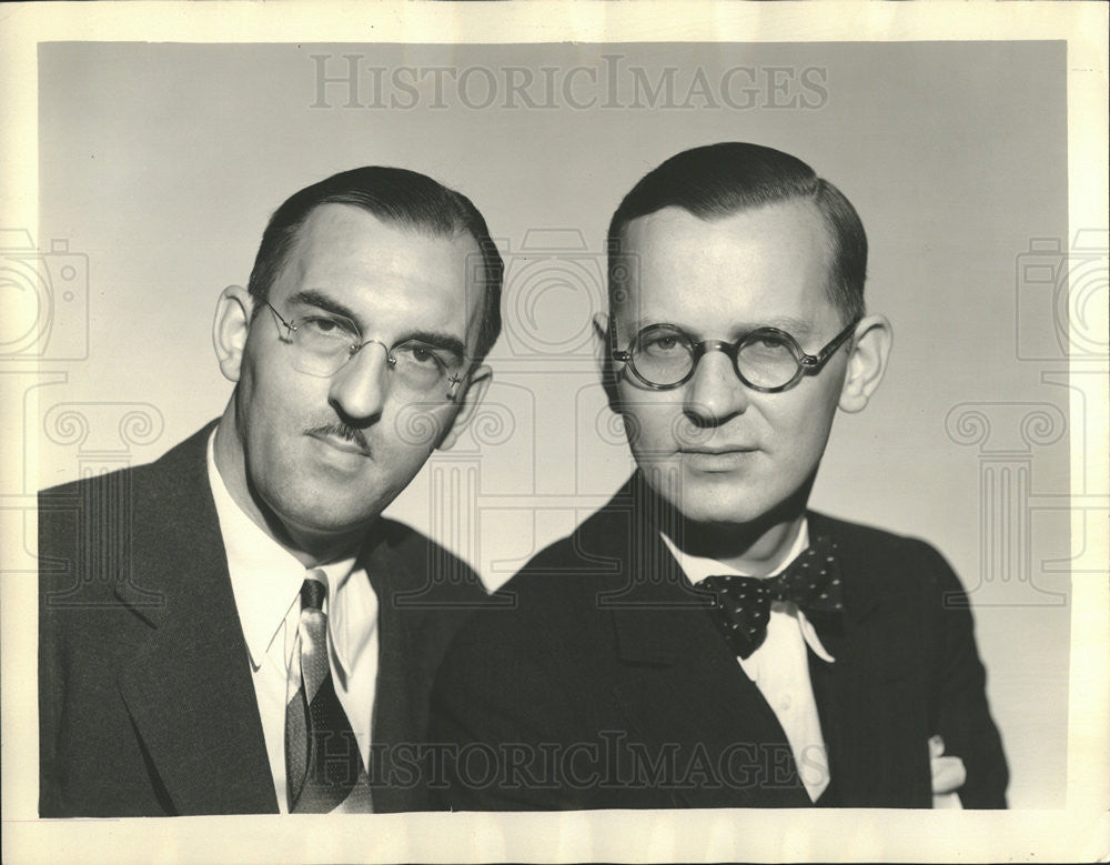 Undated Press Photo Two Men - Historic Images