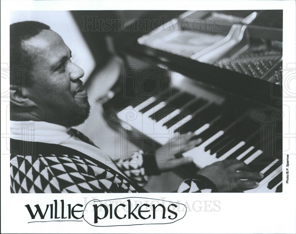 Undated Press Photo Willie Pickens - Historic Images