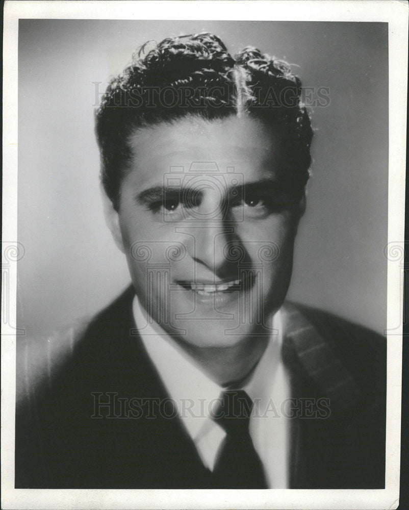 1954 Press Photo Joseph Mordino Operatic Tenor Singer - Historic Images