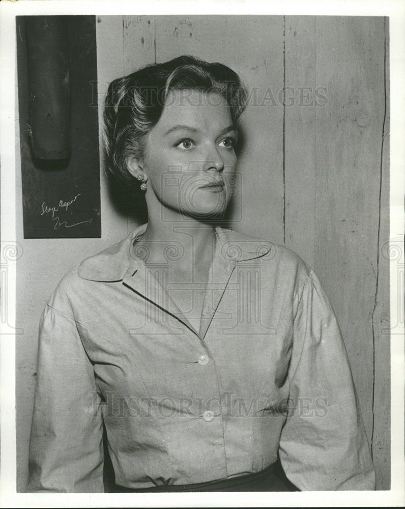 1958 Press Photo Betsy Jones-Moreland in "To Sit in Judgement" on CBS - Historic Images