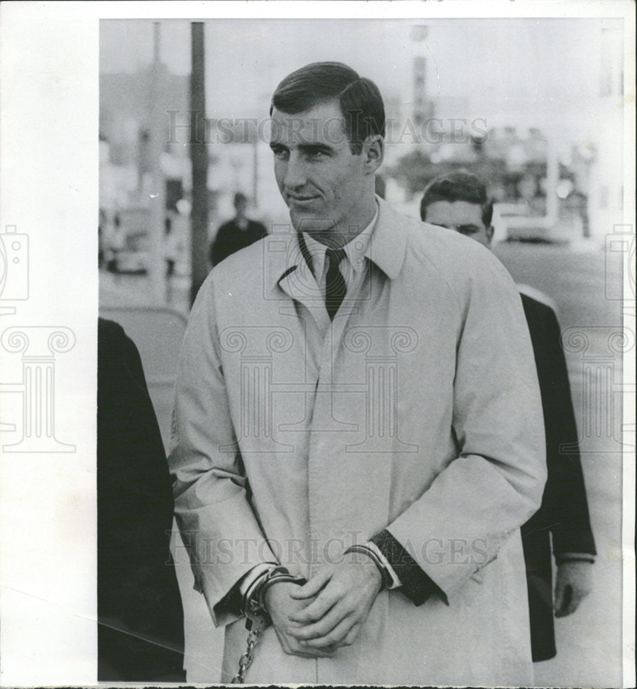 1965 Press Photo Duane Pope Bank Robbery Murder Trial - Historic Images