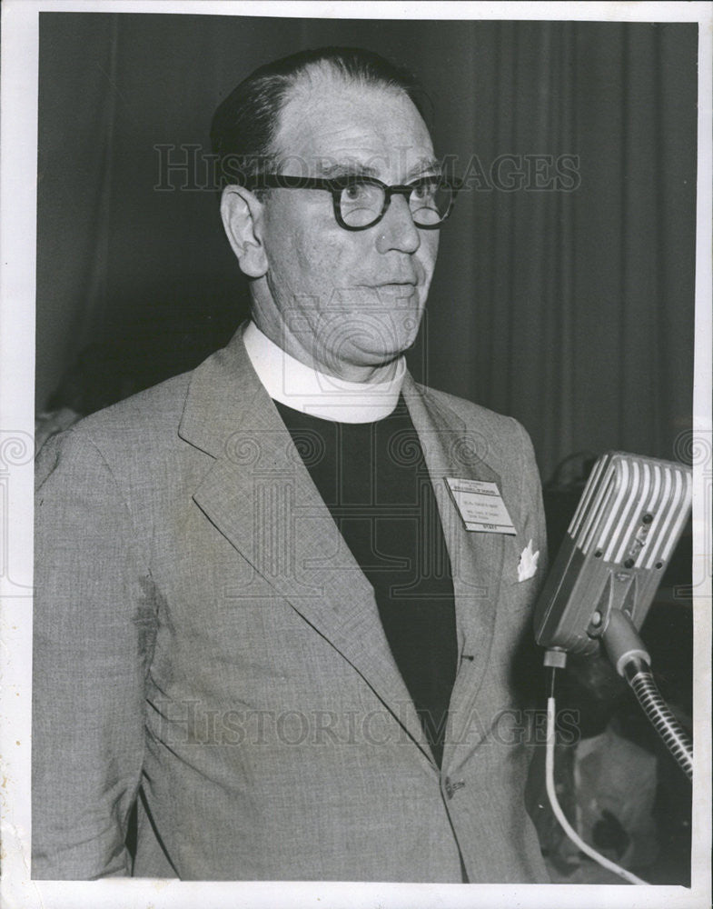 1954 Press Photo Dr Charles Ransom Gen Sec of the Int&#39;l Missionary Council - Historic Images