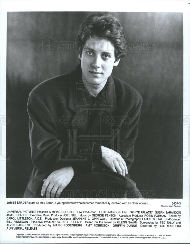 1990 Press Photo James Spader stars as Max Baron in White Palace. - Historic Images