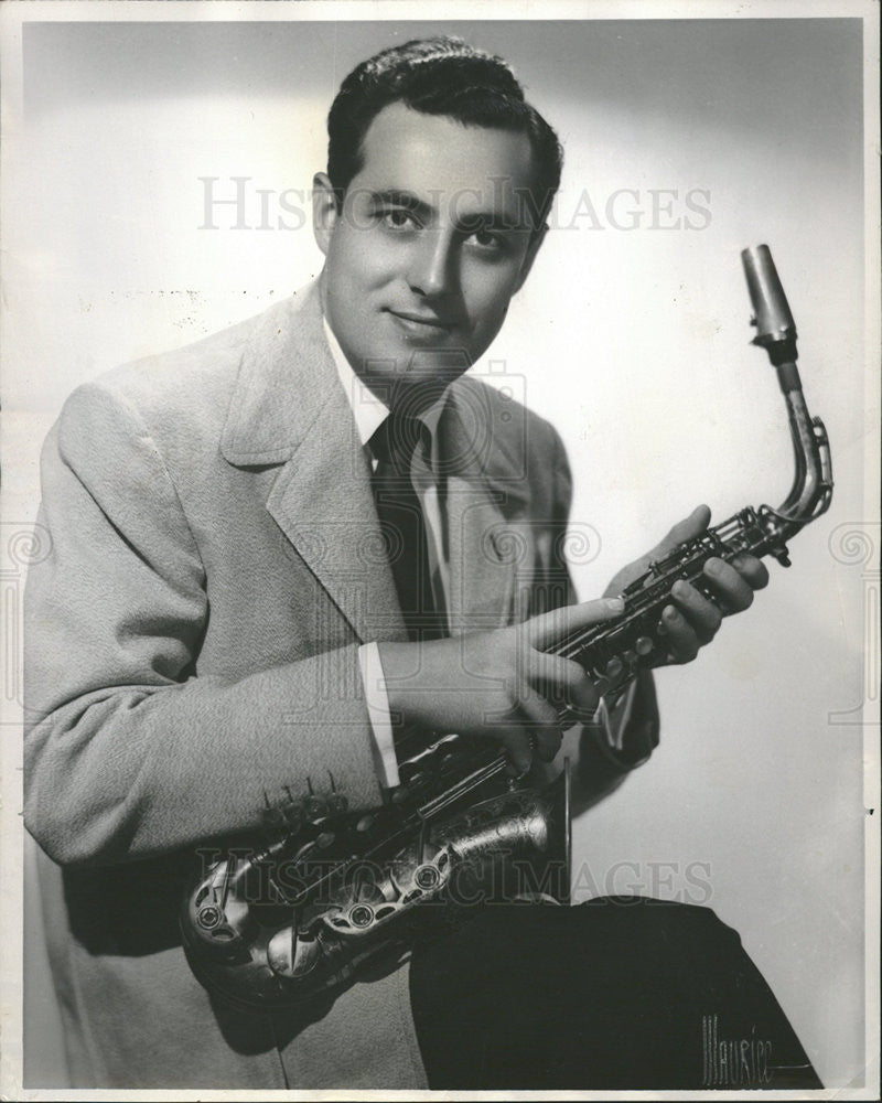 1956 Press Photo Musician Andy Powell . - Historic Images