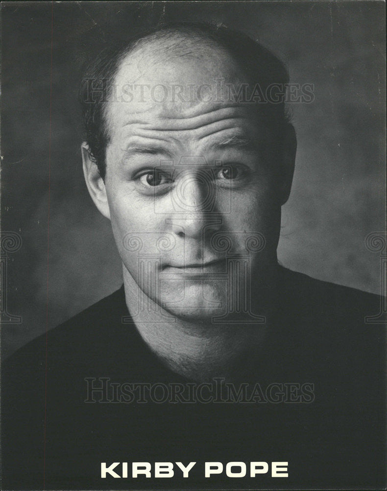 1995 Press Photo Comedian Kirby Pope - Historic Images