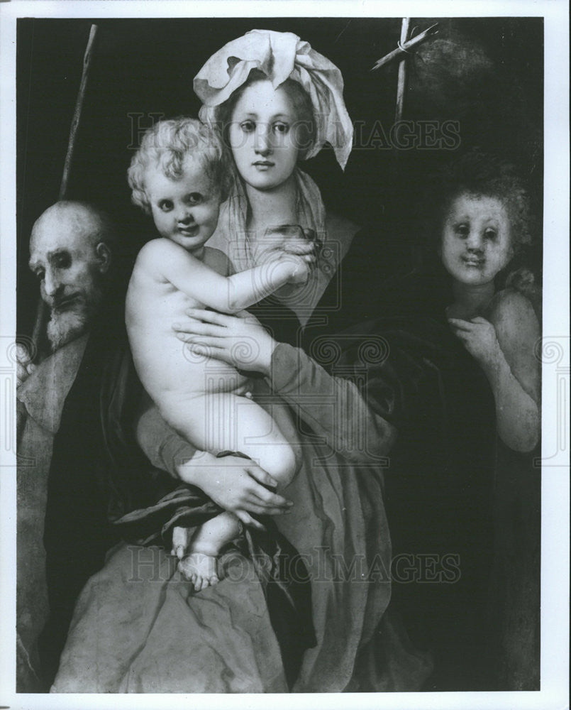 1979 Press Photo Jacob Pontormo&#39;s Holy Family With The Young St. John - Historic Images