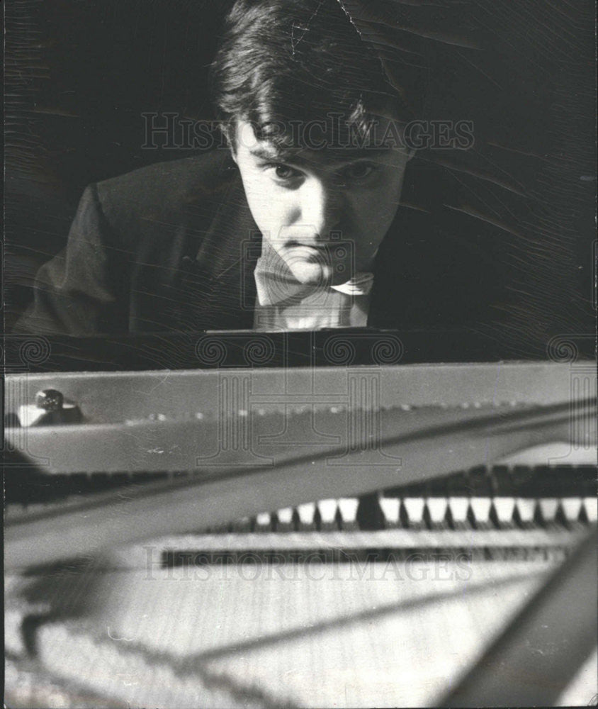 1973 Press Photo Jean-Bernard Pommier Pianist - Historic Images