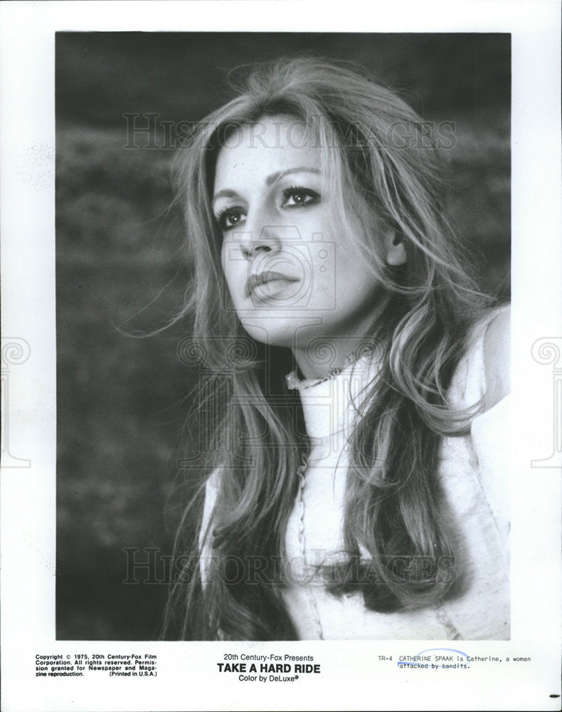 1976 Press Photo Actress Catherine Spaak - Historic Images