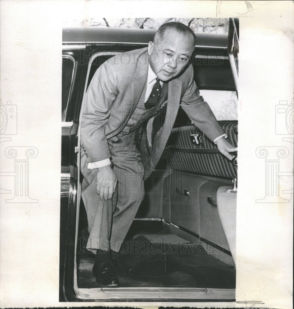 1960 Press Photo Korean Ambassador You Chan Yang State Department conference - Historic Images