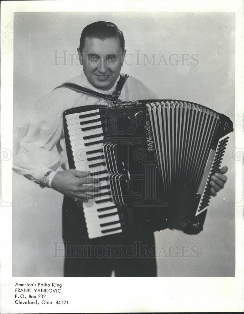 1970 Press Photo Frank Yankovic America&#39;s Polka King - Historic Images