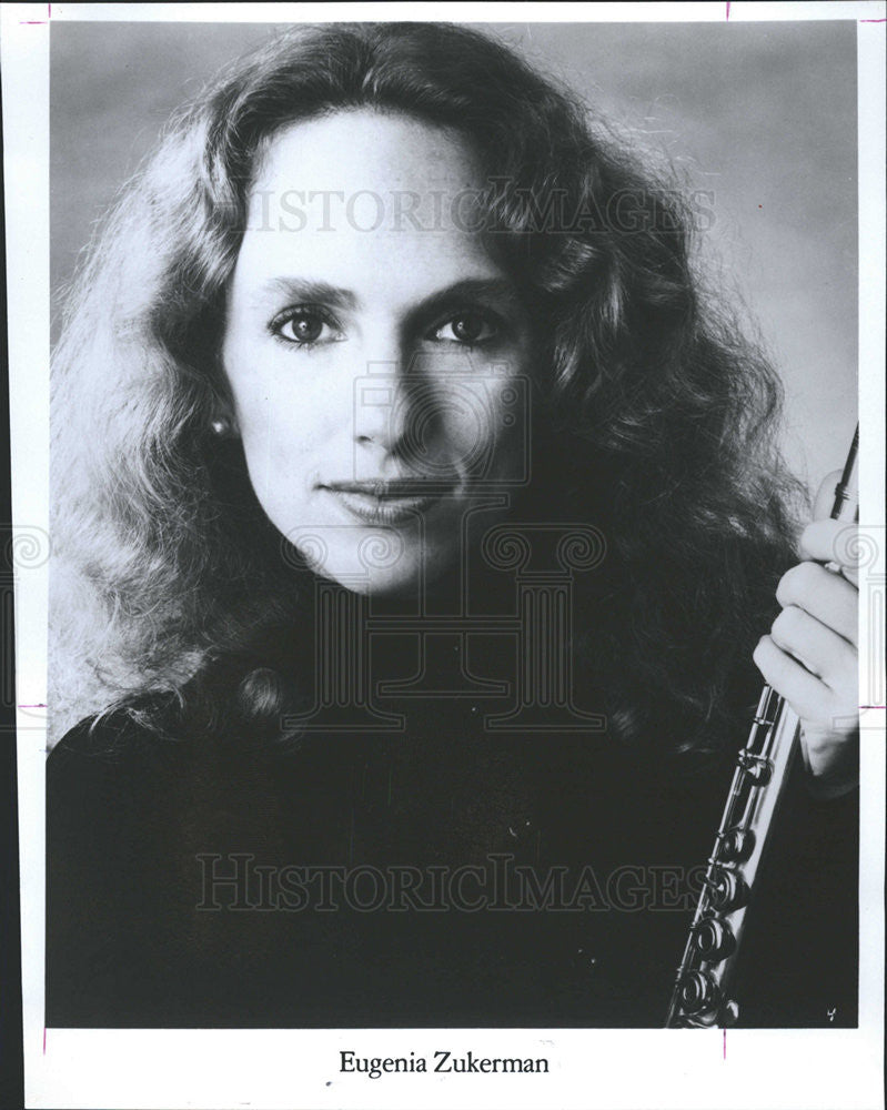 Press Photo Eugenia Zuckerman,musician - Historic Images