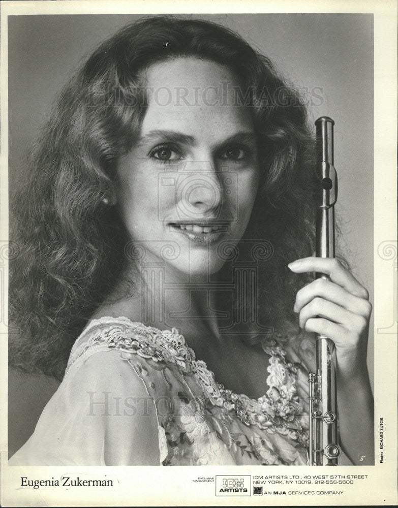 Press Photo Eugenia Zuckerman,musician - Historic Images