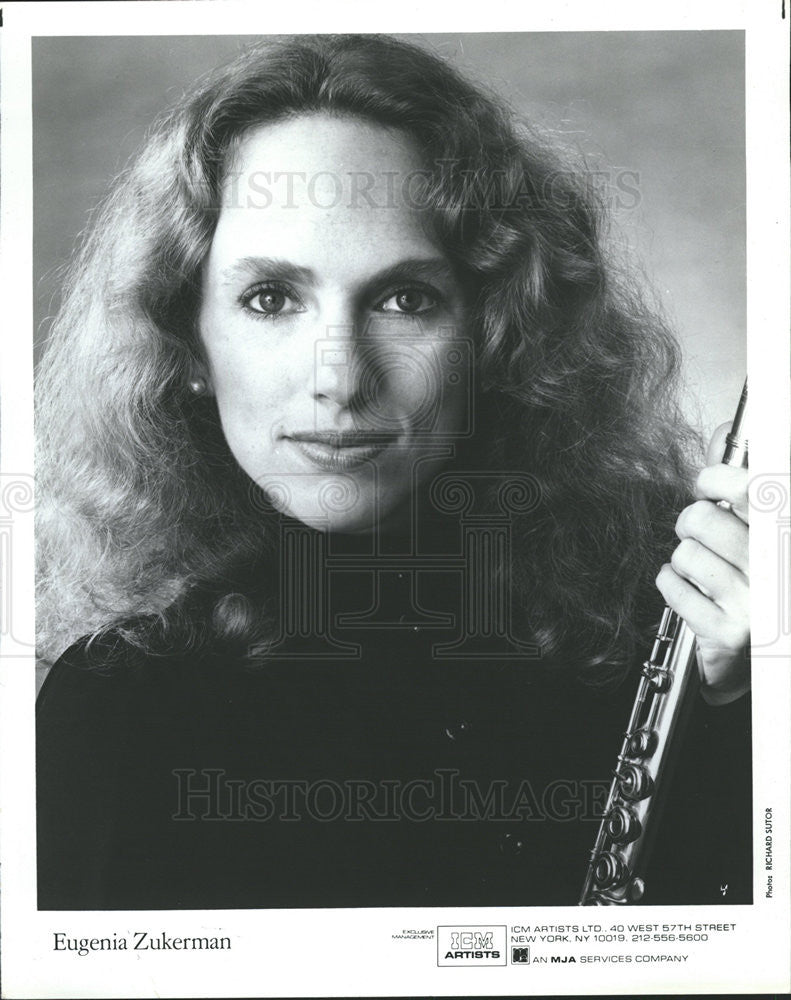 Press Photo Eugenia Zuckerman.musician - Historic Images