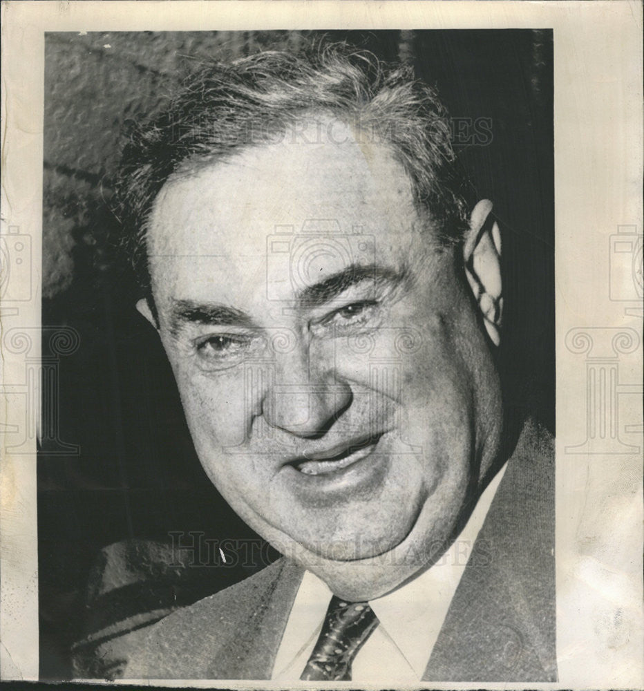 1952 Press Photo Henry Zweifel Head Pro-Taft Texas Delegation GOP Convention - Historic Images