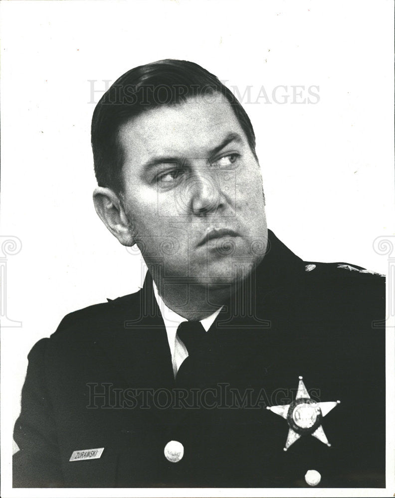 1980 Press Photo Former Deputy POlice Superintendent James Zurawski - Historic Images