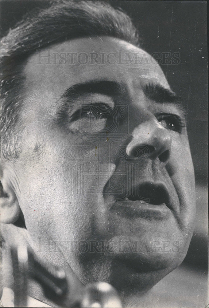 1968 Press Photo Senator Eugene McCarthy - Historic Images