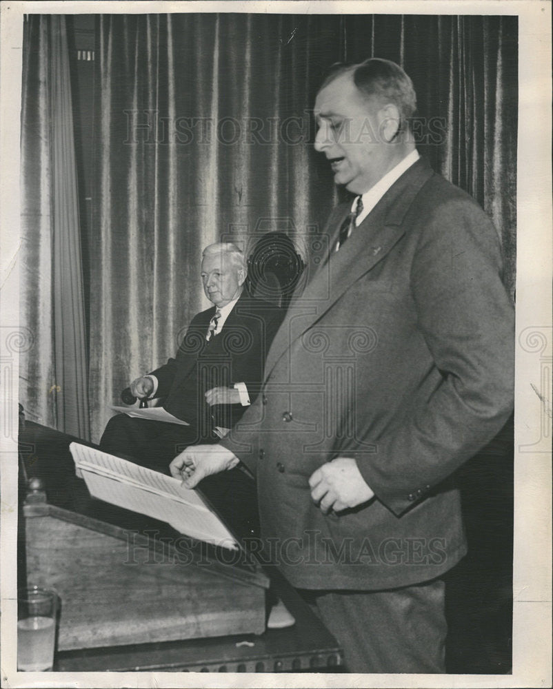 1947 Press Photo Russell Root Republican Politician - Historic Images