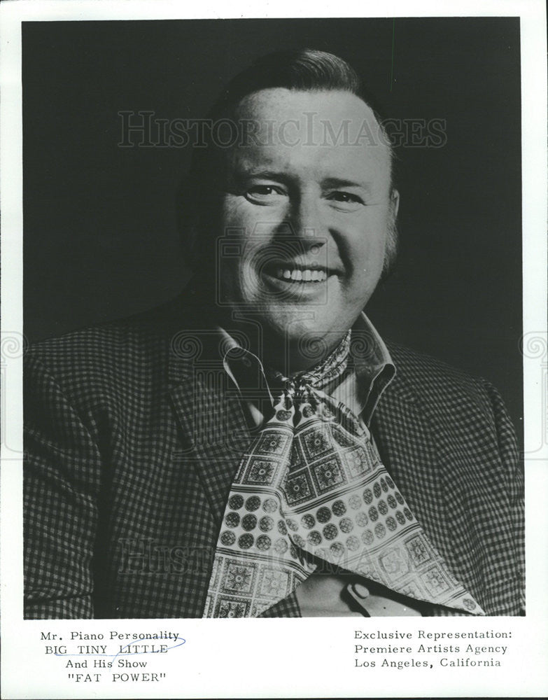 1971 Press Photo Big Tiny Little,Mr Piano Personality - Historic Images