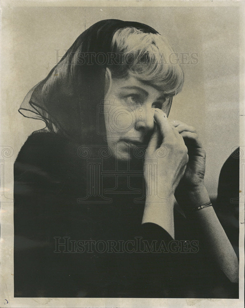 1967 Press Photo Mrs Carol Littlejohn mother of murdered girl - Historic Images