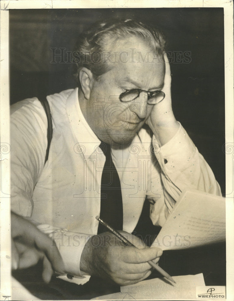1938 Press Photo Pat McCarran American Democratic Politician - Historic Images