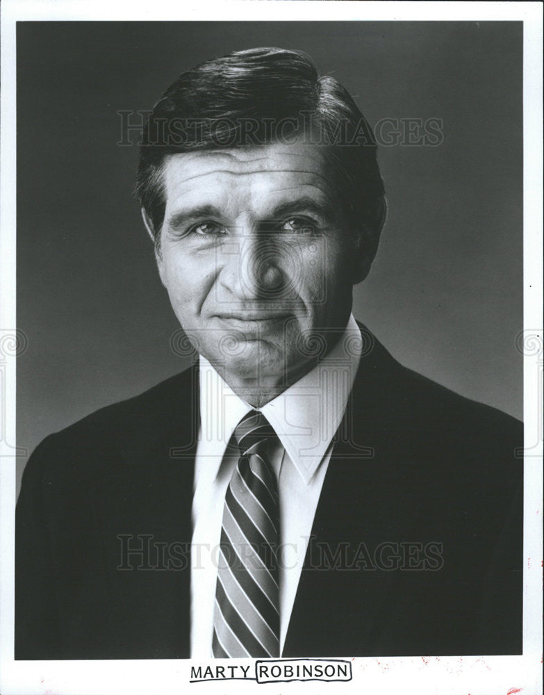 1992 Press Photo Marty Robinson Channel 11 - Historic Images